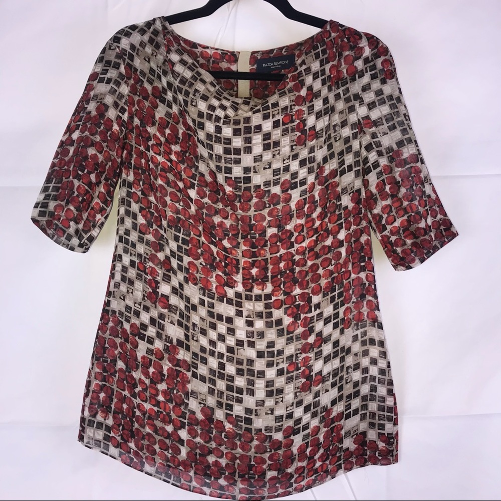 Piazza Sempione Silk Blouse